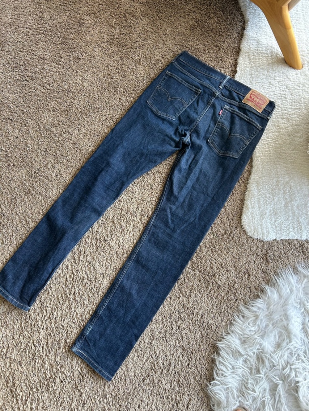 Levi's Men's Skinny Jeans in Dark Indigo